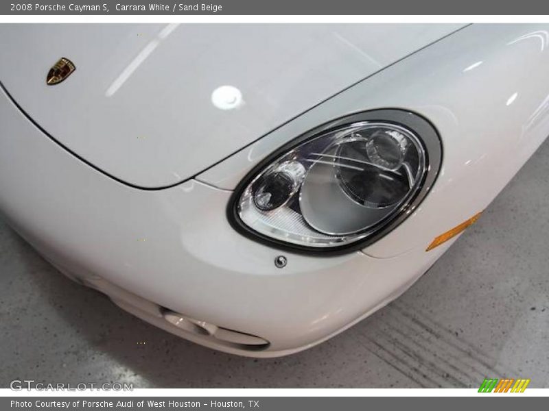 Carrara White / Sand Beige 2008 Porsche Cayman S