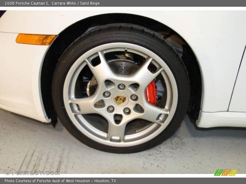Carrara White / Sand Beige 2008 Porsche Cayman S