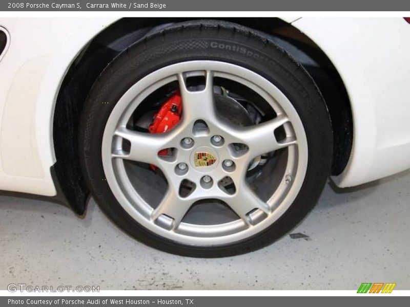 Carrara White / Sand Beige 2008 Porsche Cayman S