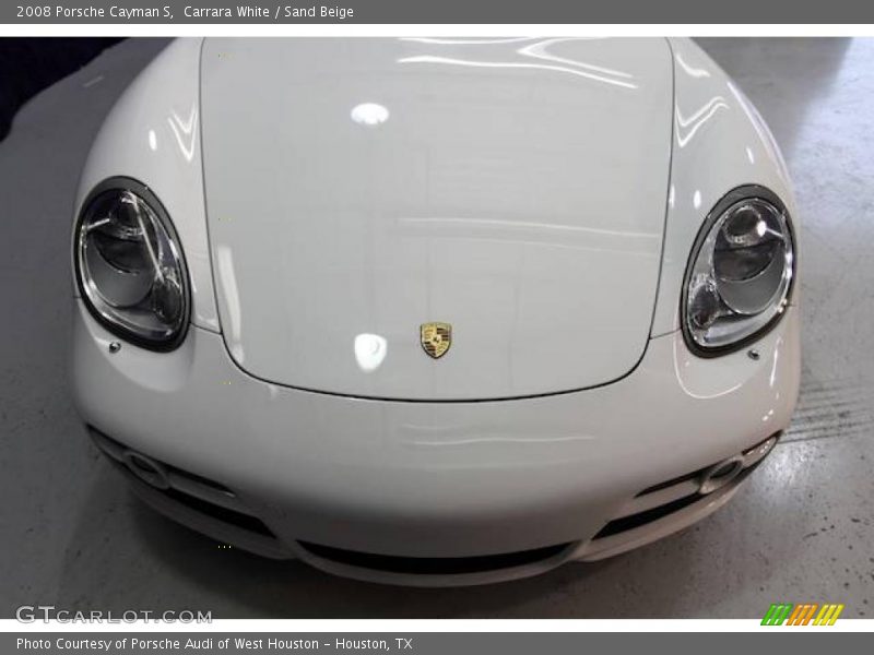 Carrara White / Sand Beige 2008 Porsche Cayman S