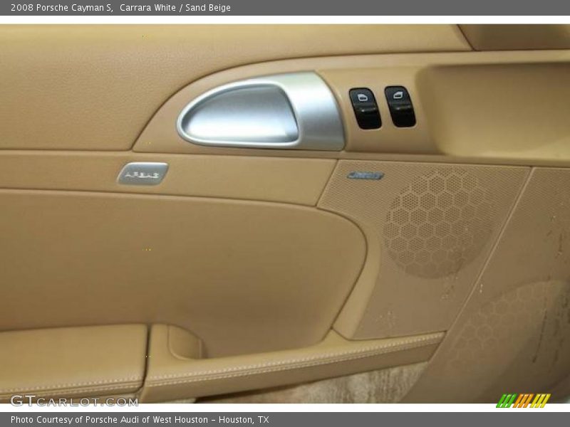 Carrara White / Sand Beige 2008 Porsche Cayman S