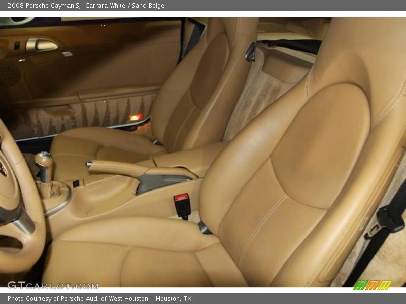Carrara White / Sand Beige 2008 Porsche Cayman S