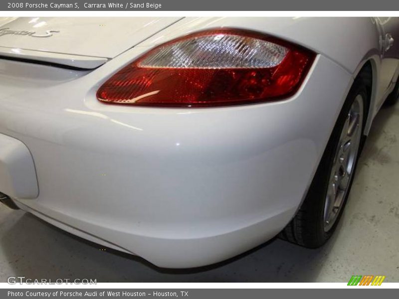 Carrara White / Sand Beige 2008 Porsche Cayman S