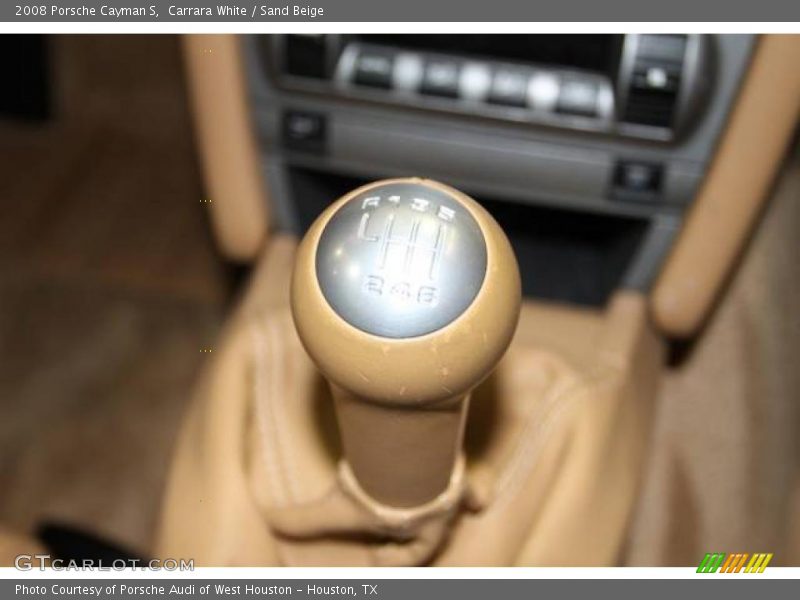 Carrara White / Sand Beige 2008 Porsche Cayman S