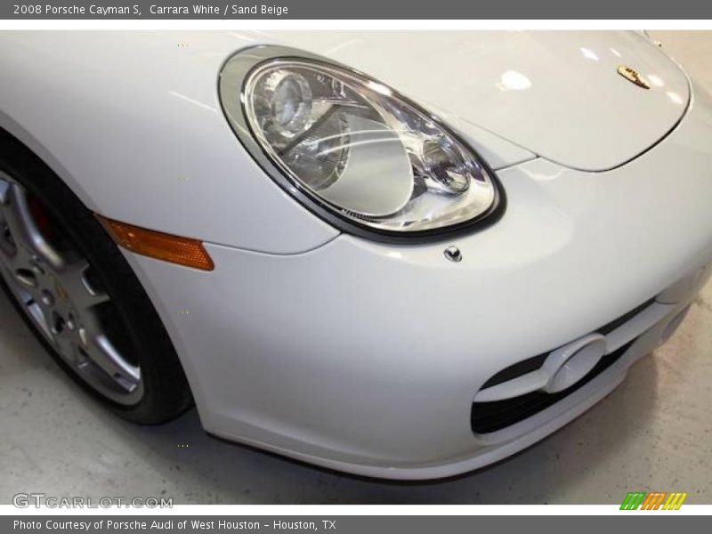 Carrara White / Sand Beige 2008 Porsche Cayman S