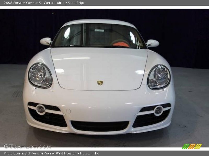 Carrara White / Sand Beige 2008 Porsche Cayman S