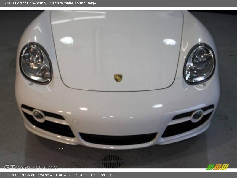 Carrara White / Sand Beige 2008 Porsche Cayman S