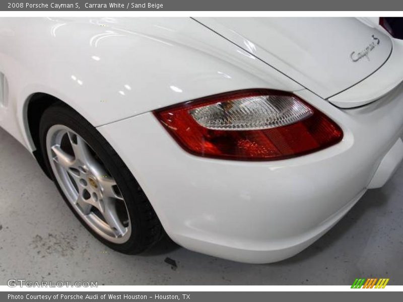 Carrara White / Sand Beige 2008 Porsche Cayman S