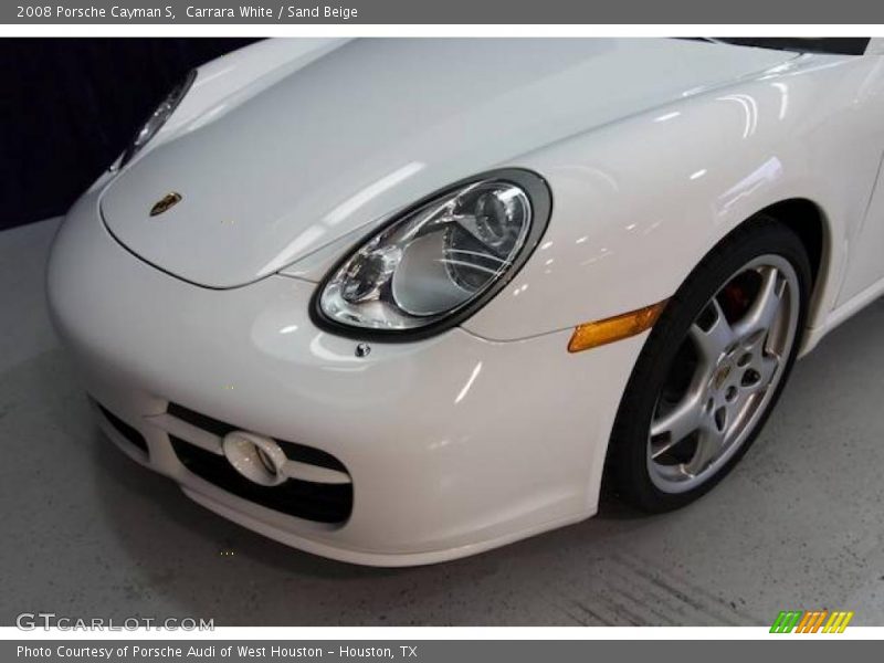 Carrara White / Sand Beige 2008 Porsche Cayman S