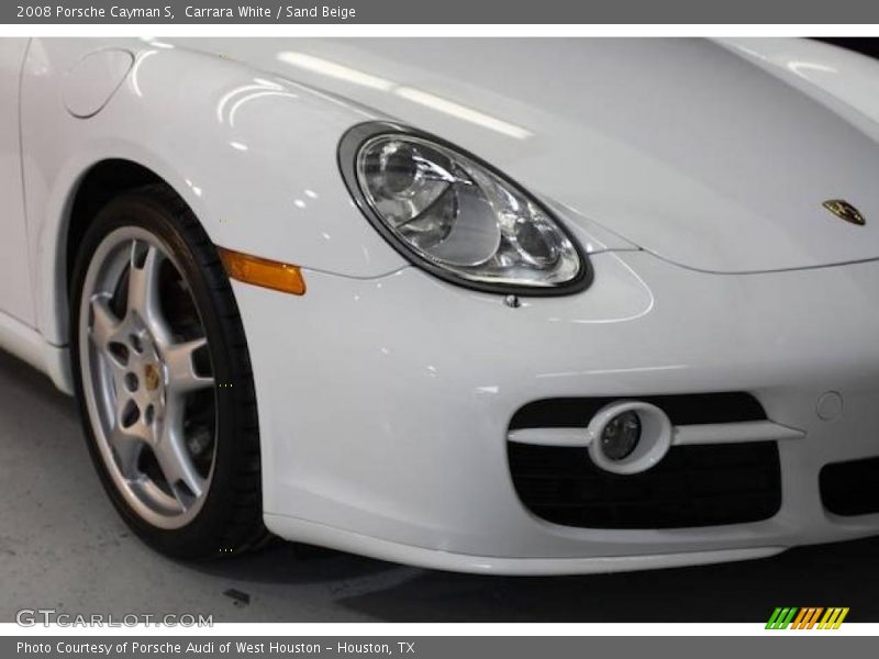 Carrara White / Sand Beige 2008 Porsche Cayman S