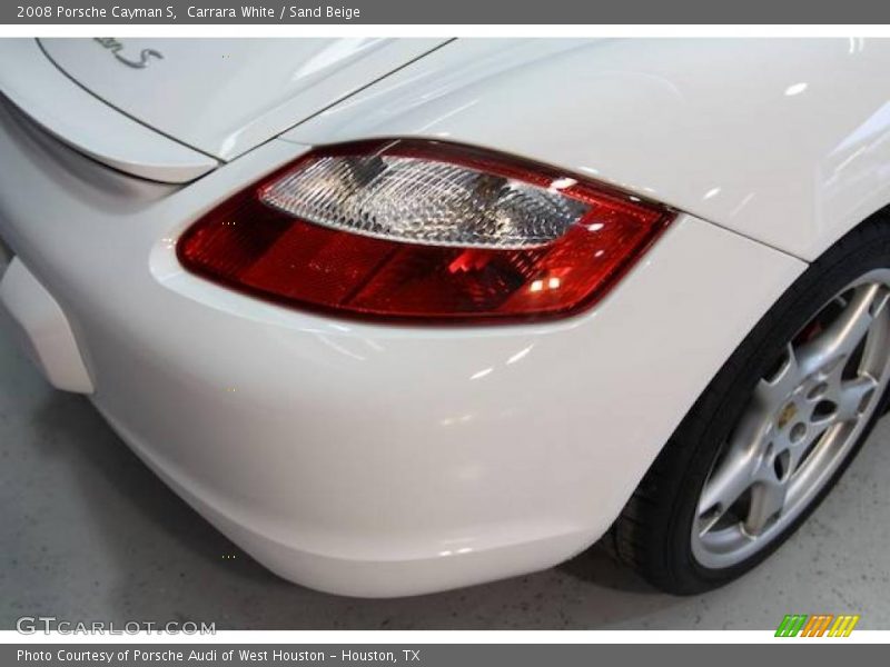 Carrara White / Sand Beige 2008 Porsche Cayman S