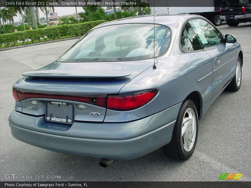 Graphite Blue Metallic / Medium Graphite 1999 Ford Escort ZX2 Coupe