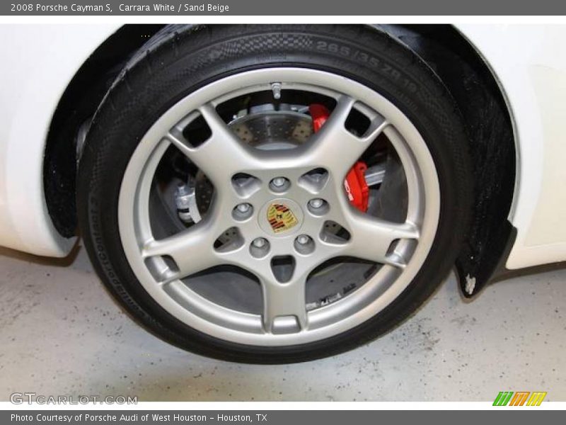 Carrara White / Sand Beige 2008 Porsche Cayman S