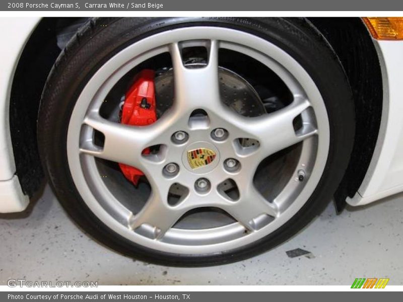 Carrara White / Sand Beige 2008 Porsche Cayman S