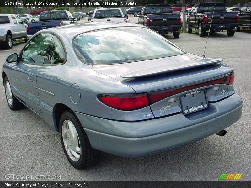 Graphite Blue Metallic / Medium Graphite 1999 Ford Escort ZX2 Coupe