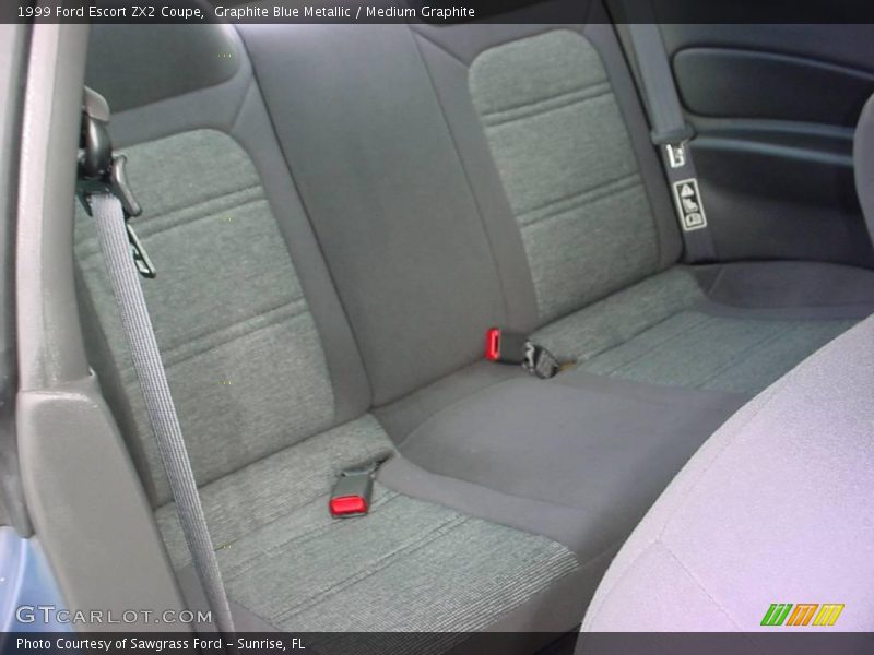 Graphite Blue Metallic / Medium Graphite 1999 Ford Escort ZX2 Coupe