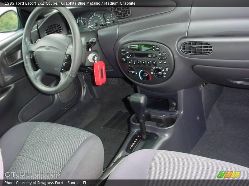 Graphite Blue Metallic / Medium Graphite 1999 Ford Escort ZX2 Coupe