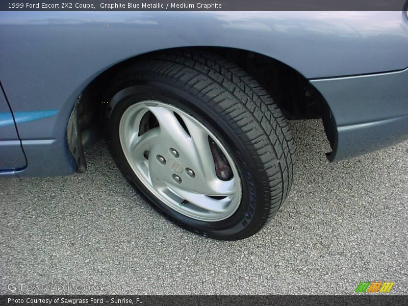Graphite Blue Metallic / Medium Graphite 1999 Ford Escort ZX2 Coupe