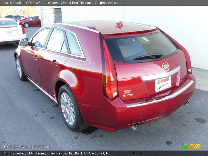 Crystal Red Tintcoat / Cashmere/Cocoa 2010 Cadillac CTS 3.0 Sport Wagon