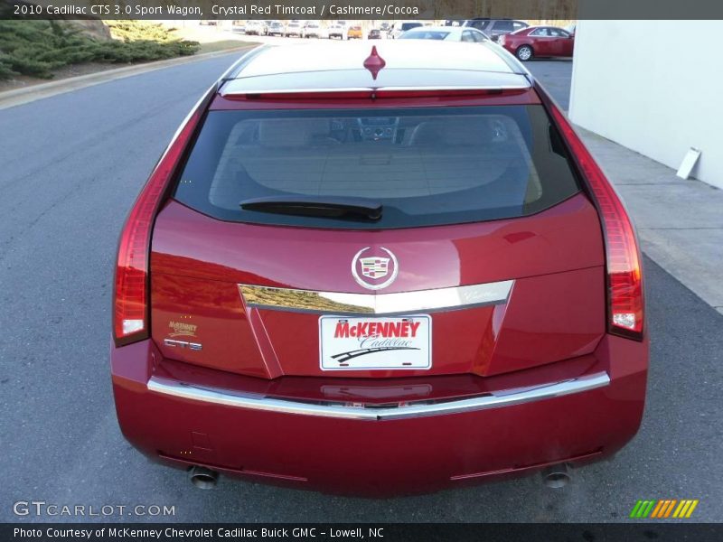 Crystal Red Tintcoat / Cashmere/Cocoa 2010 Cadillac CTS 3.0 Sport Wagon