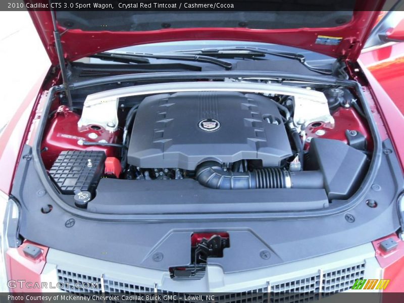 Crystal Red Tintcoat / Cashmere/Cocoa 2010 Cadillac CTS 3.0 Sport Wagon