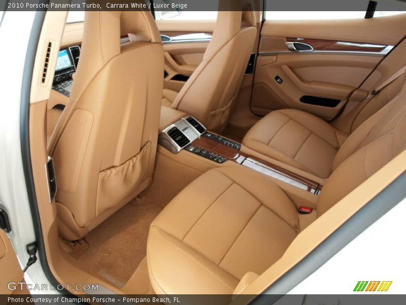 Carrara White / Luxor Beige 2010 Porsche Panamera Turbo