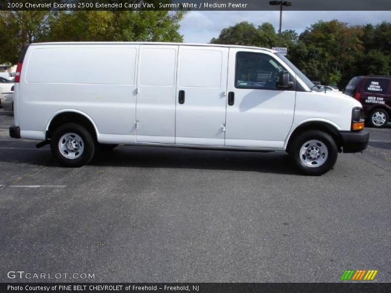 Summit White / Medium Pewter 2009 Chevrolet Express 2500 Extended Cargo Van