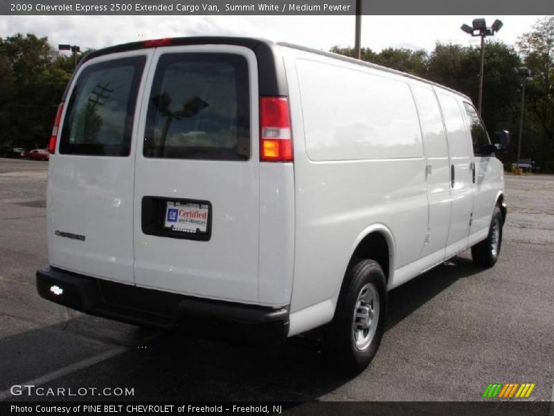 Summit White / Medium Pewter 2009 Chevrolet Express 2500 Extended Cargo Van