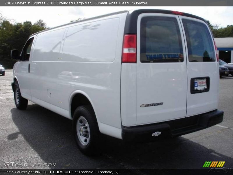 Summit White / Medium Pewter 2009 Chevrolet Express 2500 Extended Cargo Van