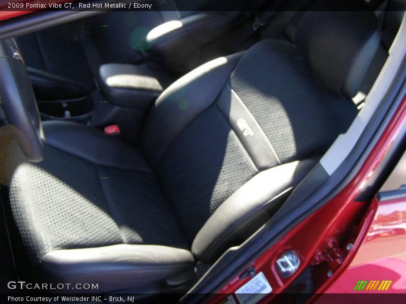 Red Hot Metallic / Ebony 2009 Pontiac Vibe GT