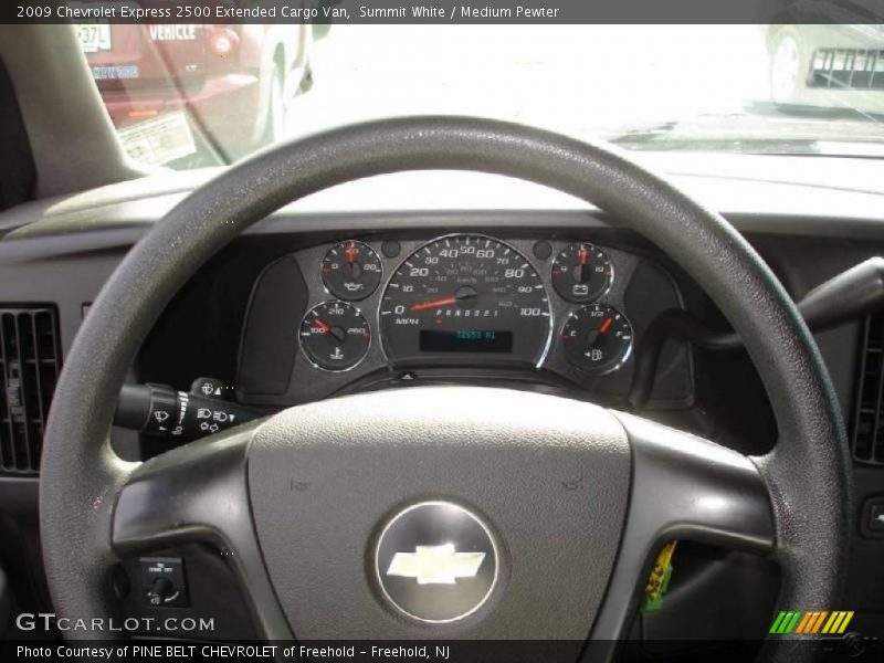 Summit White / Medium Pewter 2009 Chevrolet Express 2500 Extended Cargo Van