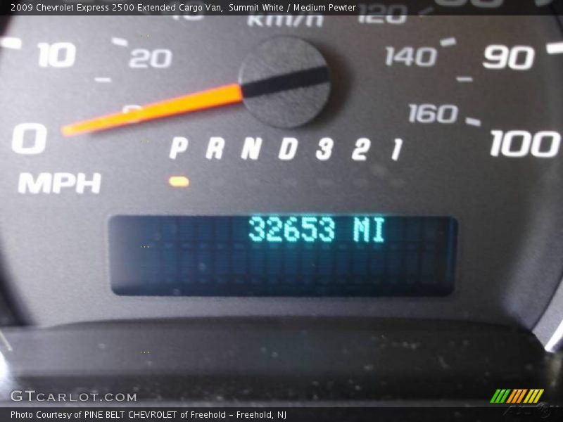 Summit White / Medium Pewter 2009 Chevrolet Express 2500 Extended Cargo Van