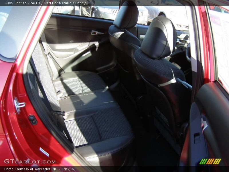 Red Hot Metallic / Ebony 2009 Pontiac Vibe GT
