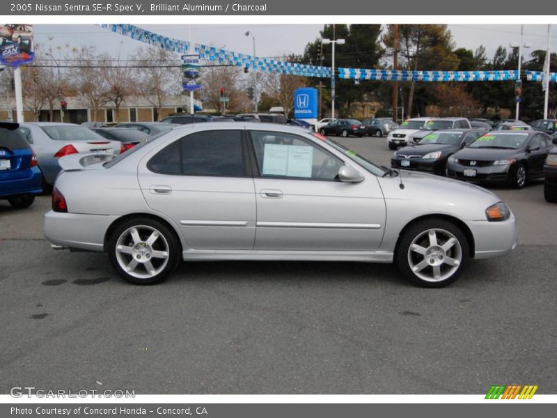 Brilliant Aluminum / Charcoal 2005 Nissan Sentra SE-R Spec V