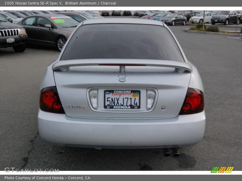 Brilliant Aluminum / Charcoal 2005 Nissan Sentra SE-R Spec V