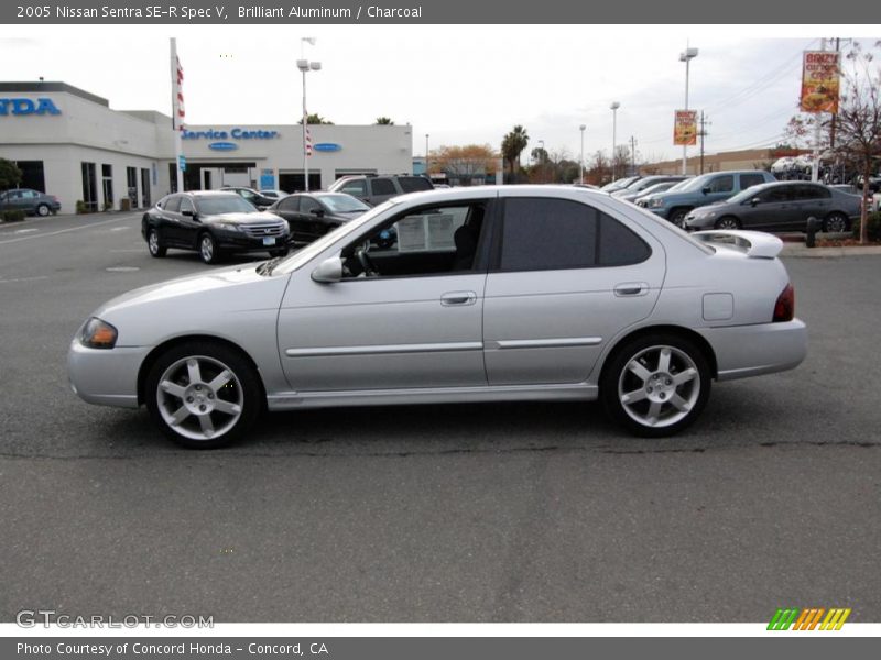 Brilliant Aluminum / Charcoal 2005 Nissan Sentra SE-R Spec V