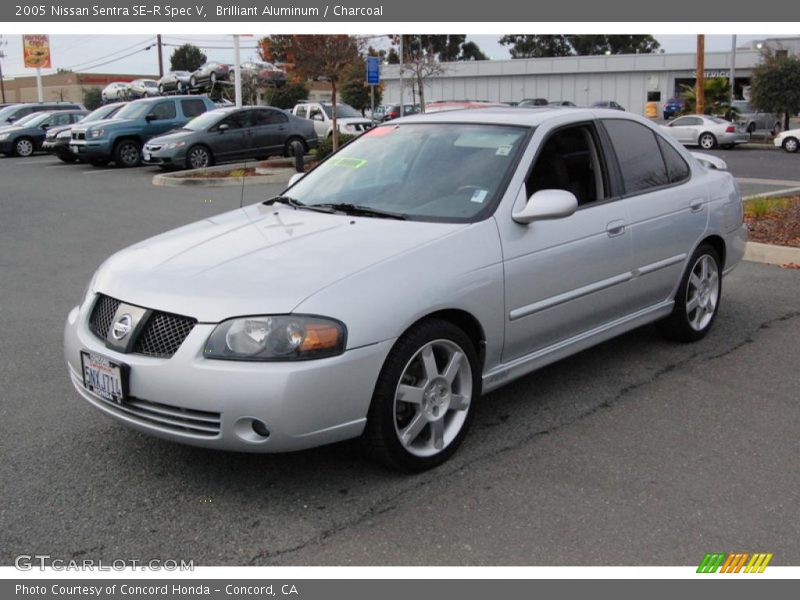 Brilliant Aluminum / Charcoal 2005 Nissan Sentra SE-R Spec V