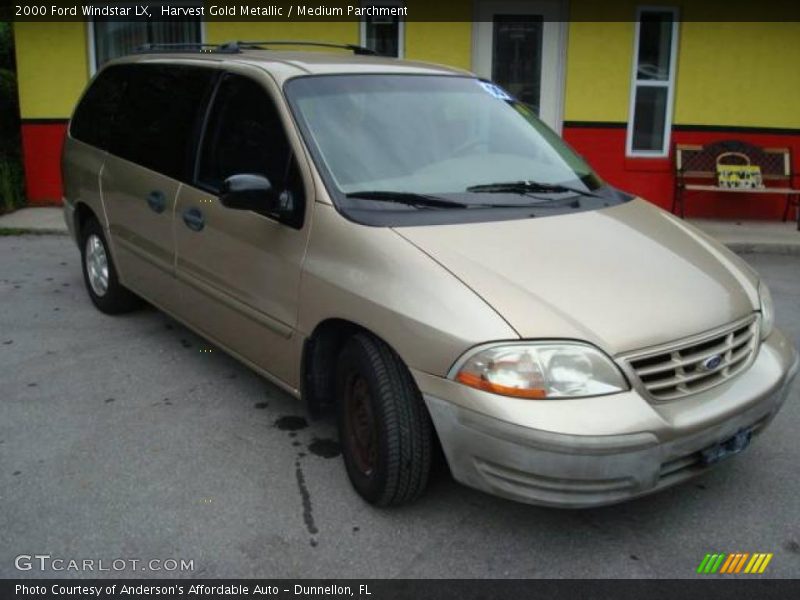 Harvest Gold Metallic / Medium Parchment 2000 Ford Windstar LX