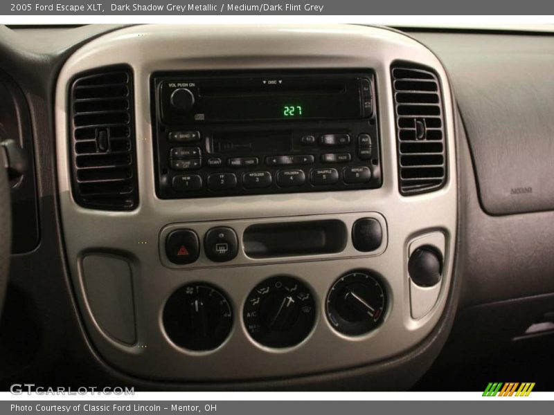Dark Shadow Grey Metallic / Medium/Dark Flint Grey 2005 Ford Escape XLT