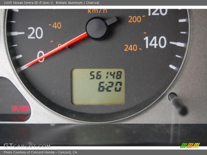 Brilliant Aluminum / Charcoal 2005 Nissan Sentra SE-R Spec V