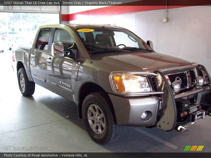 Smoke Gray / Graphite Black/Titanium 2007 Nissan Titan LE Crew Cab 4x4