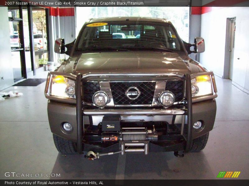 Smoke Gray / Graphite Black/Titanium 2007 Nissan Titan LE Crew Cab 4x4