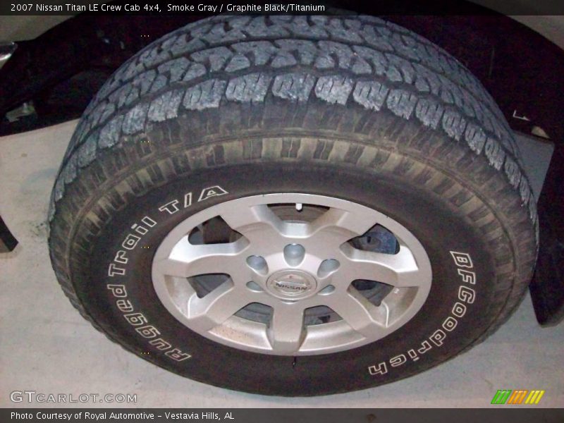 Smoke Gray / Graphite Black/Titanium 2007 Nissan Titan LE Crew Cab 4x4
