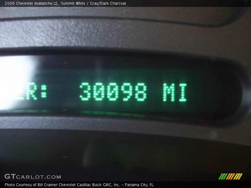 Summit White / Gray/Dark Charcoal 2006 Chevrolet Avalanche LS
