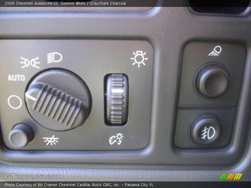 Summit White / Gray/Dark Charcoal 2006 Chevrolet Avalanche LS