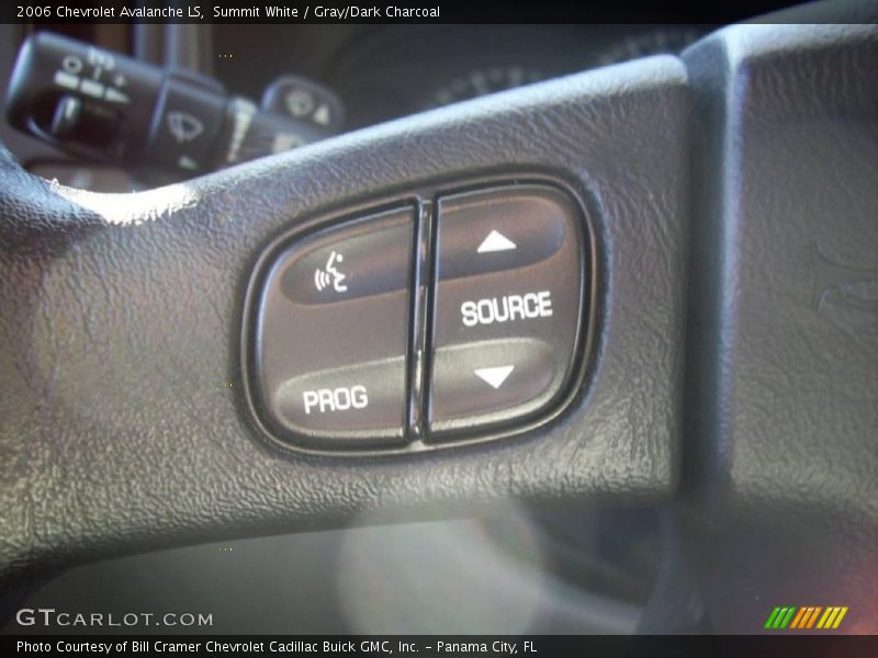 Summit White / Gray/Dark Charcoal 2006 Chevrolet Avalanche LS