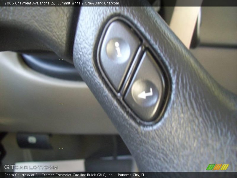Summit White / Gray/Dark Charcoal 2006 Chevrolet Avalanche LS