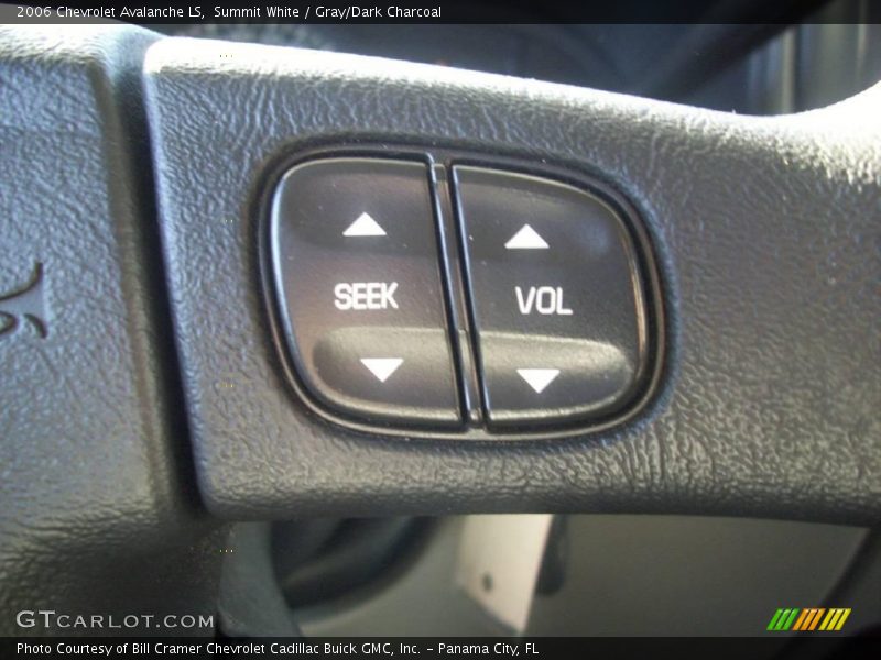 Summit White / Gray/Dark Charcoal 2006 Chevrolet Avalanche LS