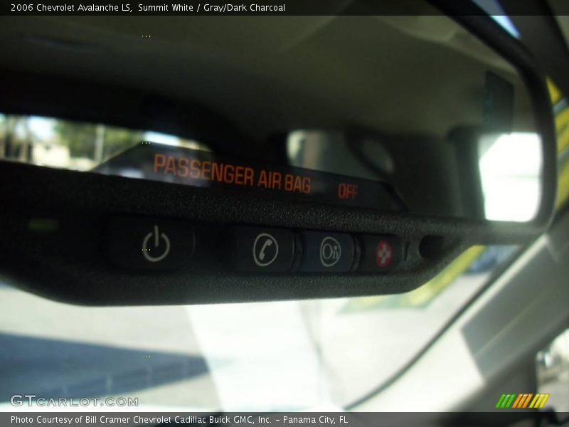 Summit White / Gray/Dark Charcoal 2006 Chevrolet Avalanche LS