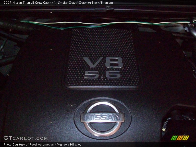 Smoke Gray / Graphite Black/Titanium 2007 Nissan Titan LE Crew Cab 4x4